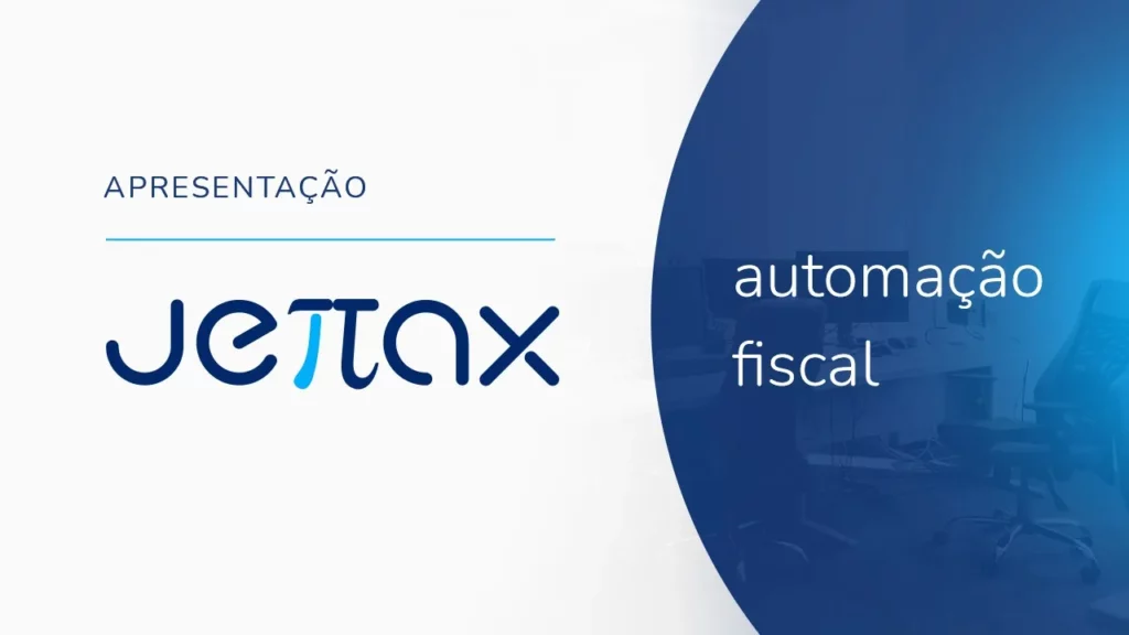 Logotipo da Jettax com o conceito de automação fiscal.